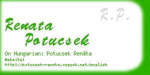 renata potucsek business card